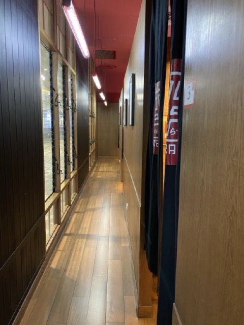 Their hallway connecting the rooms